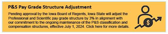 P&S Pay Grade Structure Adjustment